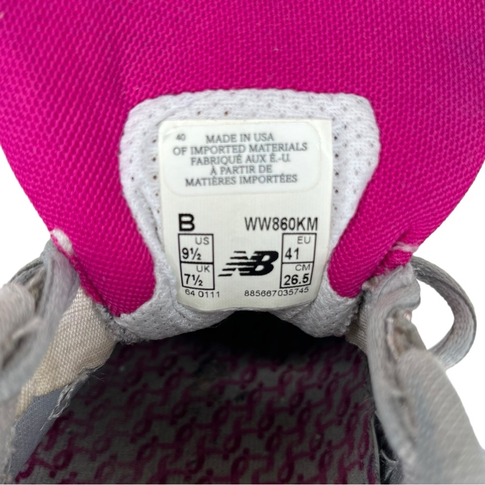 Women’s New Balance Pink and Gray Sneakers Size 9.5 - Picture 7 of 7